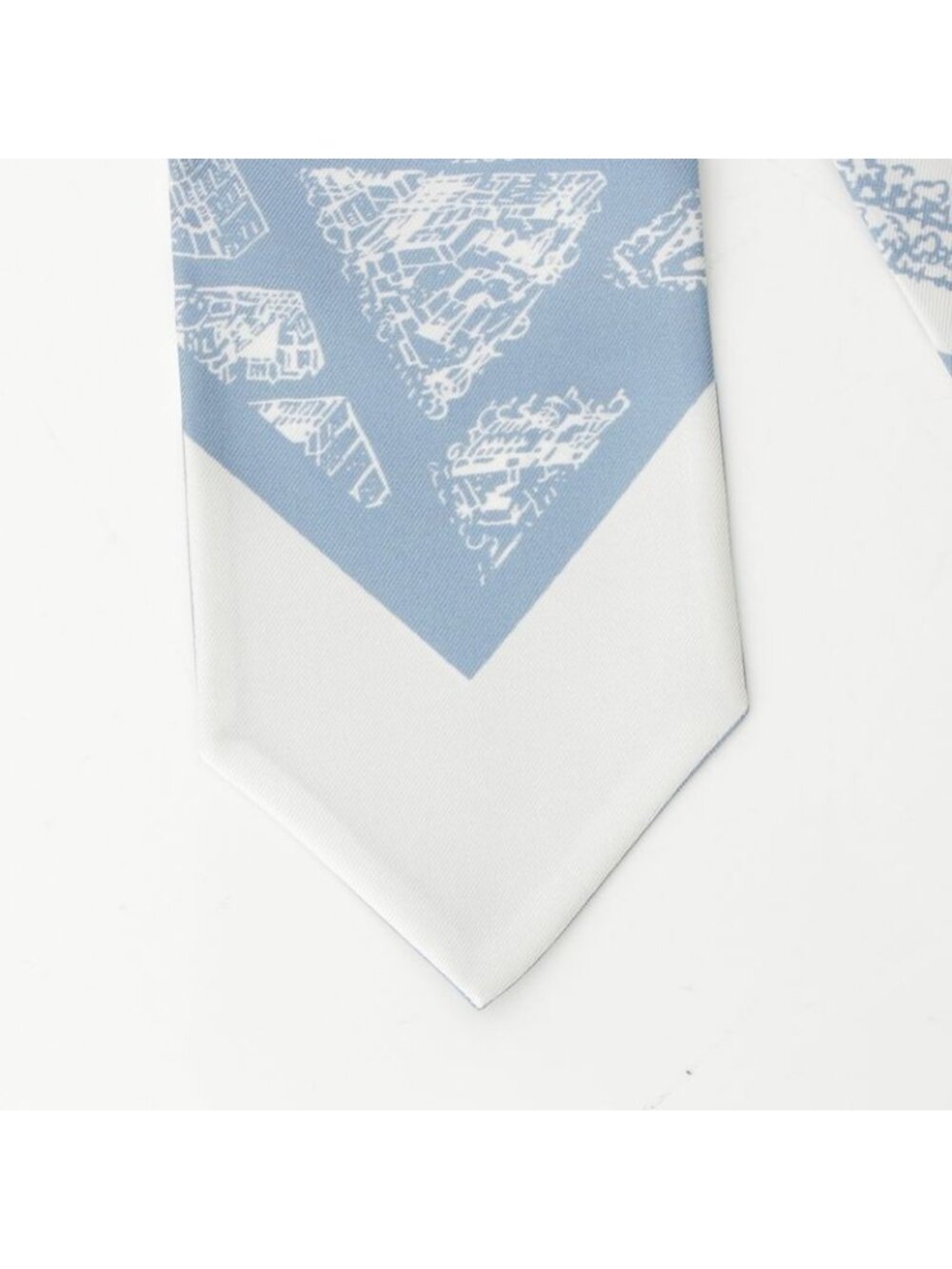 Dior Silk Maxi Mitzah Scarf Blue - Picture 8 of 10